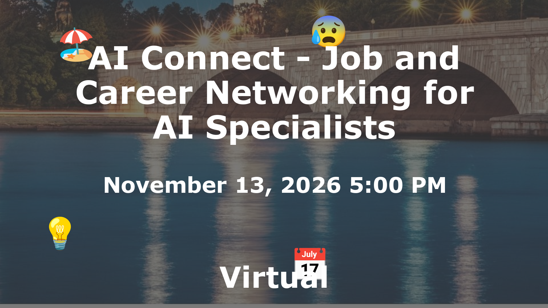 AI Connect - Job and Career Networking for AI Specialists event image